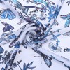 INSPIRE CHIC Women's Floral Printed Satin Square Flowers Silky Neck Scarves 1Pc - 4 of 4