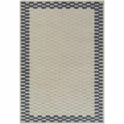 Hauteloom Camdyn Wool Living Room, Bedroom Area Rug - Contemporary