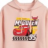 Women's - Disney - Lightning McQueen Race Winner Cropped Graphic Hoodie - 2 of 3
