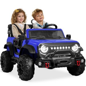 Best Choice Products Kids 24V 2-Seater Electric Ride-On Car Truck w/ Parent Control, Bluetooth, LED Lights - 1 of 4