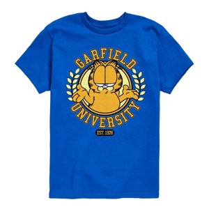 Boys' - Garfield - University Short Sleeve Graphic T-Shirt - 1 of 4