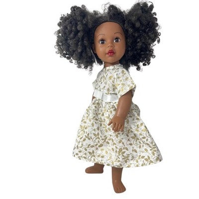 Детские платья Doll Clothes Superstore Holly Leaf Christmas Dress for 18 Inch Girl Dolls — фото 3