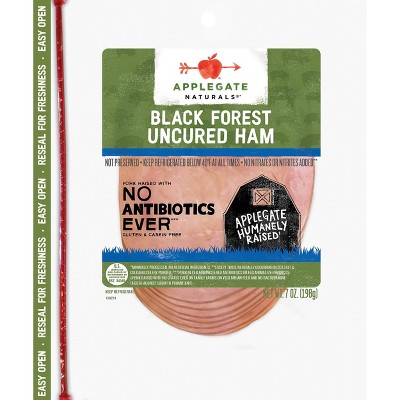 Applegate Natural Uncured Black Forest Ham - 7oz