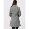 INSPIRE CHIC Women's Single Breasted Notched Lapel Long Winter Coats - 4 of 4