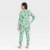 Women's St. Patrick's Day Matching Family Pajama Set - Gray - image 2 of 2