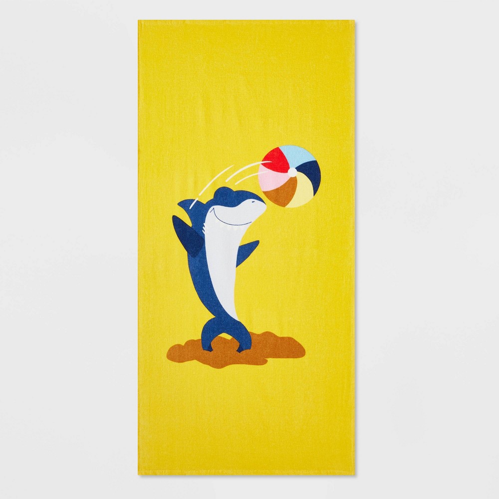 Shark Icon Beach Towel - Sun Squad™