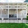 SUGIFT 25 Pcs Decorative Garden Fence Rustproof Folding Metal Wire Animal Barrier - 2 of 3