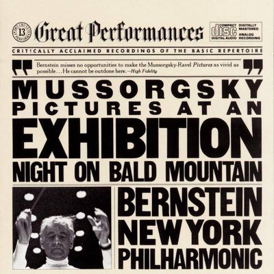  Bernstein/New York Philharmonic Orchestra - Mussorgsky: Pictures at an Exhibition; St. John's Night on the Bald Mountain (CD) 