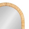 Kate & Laurel All Things Decor 12"X16" Rahfy Rattan Tabletop Mirror Natural - 3 of 4