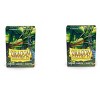 Dragon Shield 2 Packs Dragon Shield Matte Mini Japanese Apple Green 60 ct Card Sleeves Value Bundle! - 2 of 4