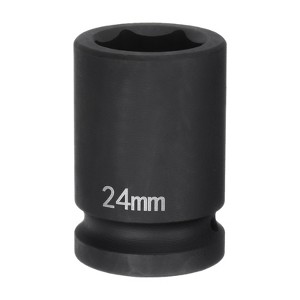 Unique Bargains Metric 40Cr Alloy Steel 3/4" Drive Spindle Axle Nut 6-Point Impact Socket - 1 of 4