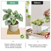 Unique Bargains Ceramic Durable Indoor Decorative Plant Saucer 2 Pcs - 4 of 4