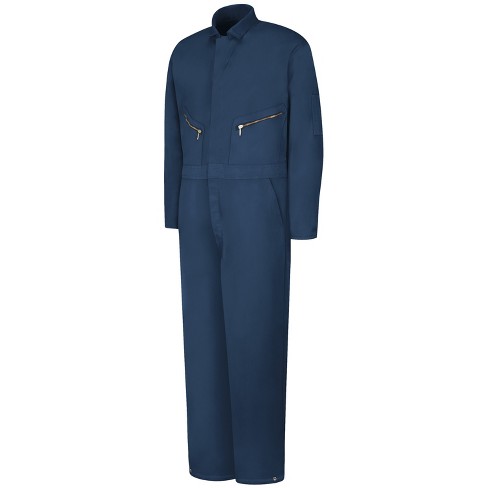 Men's Button-Front Cotton Coverall 