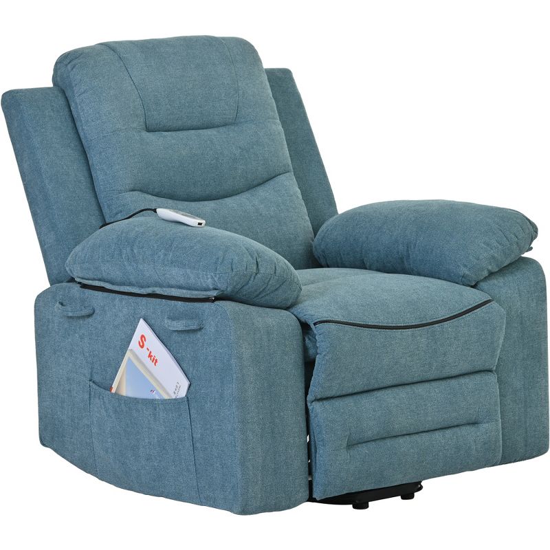Electric Lift Recliner with Adjustable Massage, Heating Function, Infinity Positions and Side Pockets - ModernLuxe, 5 of 13