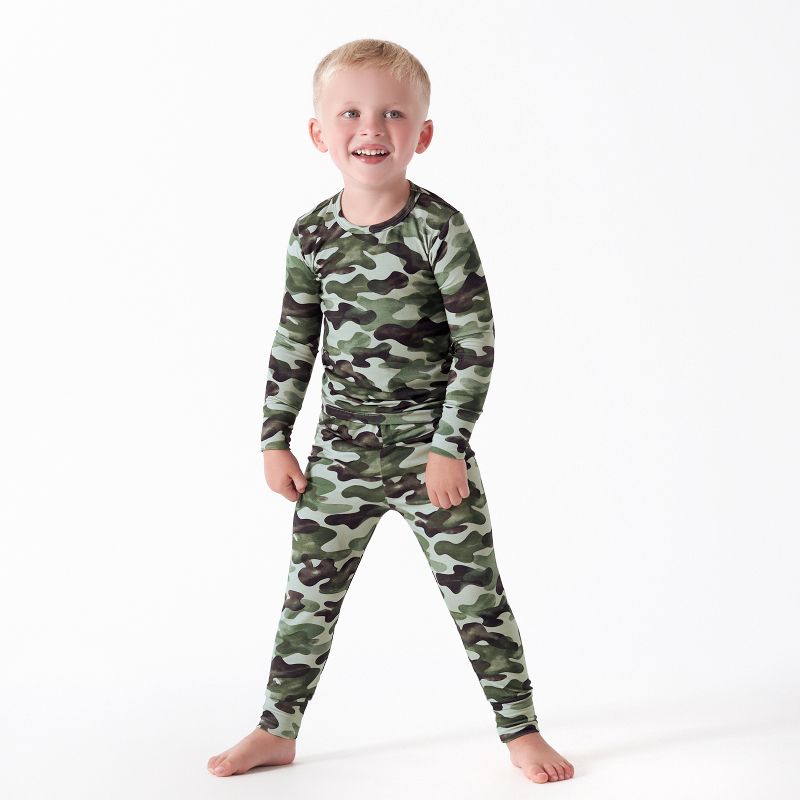 Gerber Infant & Toddler Boys' Buttery Soft Snug Fit Pajama Set, 2 of 10