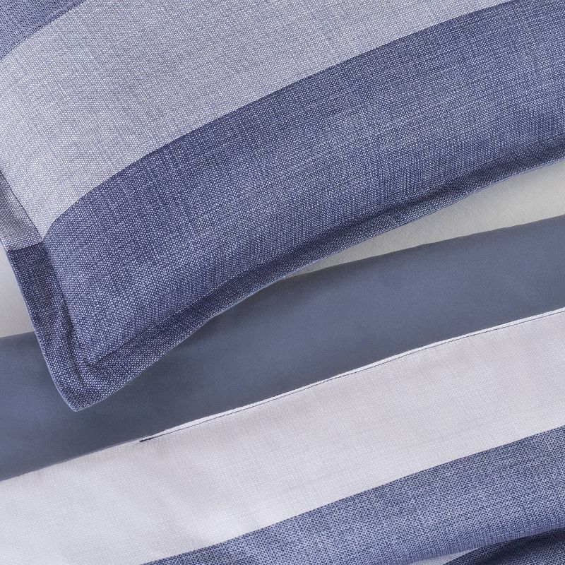 Billy Textured Stripe Antimicrobial Comforter Set - Serta, 3 of 5