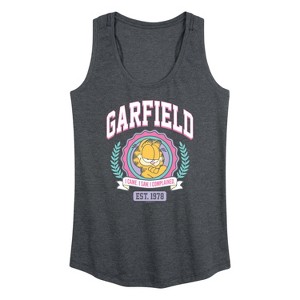 Women's - Garfield - Collegiate Graphic Racerback Tank - 1 of 4