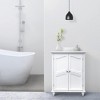 Vtec Trading Pure White 2-Door Floor Cabinet - 3 of 3
