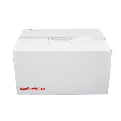 Scotch 16" x 12" x 8" Mailing Box White: Cardboard Shipping & Moving Packaging, No Closure, 1 Pack