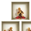 HomeRoots Set of Three Alla Niche 3D Square Peel and Stick Wall Decals - 3 of 4