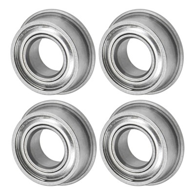 Unique Bargains Durable Chrome Steel Flanged Ball Bearing 4 4mm x 8mm x 3mm