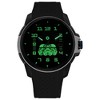 Star Wars Citizen Eco-Drive Imperial Stormtrooper Watch: Black Ion-Plated Stainless Steel Case, Perforated Black Silicone Strap, Black Dial, 3-Hand. - 2 of 4