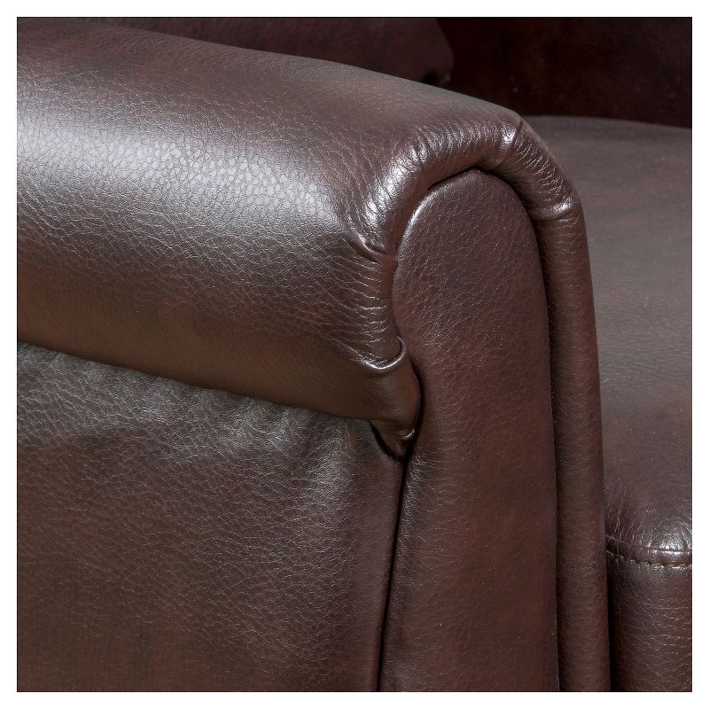 Haddan Faux Leather Recliner Club Chair - Christopher Knight Home, 5 of 7