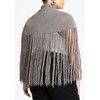 ELOQUII Women's Plus Size Fringe Half Sweater - 3 of 4