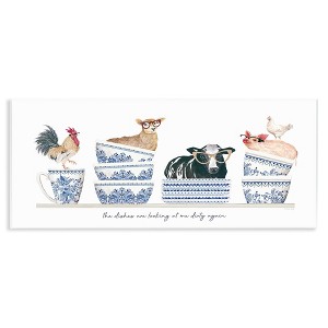 Stupell Industries Farmhouse Dirty Dishes, 17" x 7" - 1 of 4