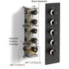 YAWWALK Thermostatic Valve 15-Spray 16 and 6 in. Dual Ceiling Mount Shower Head and Handheld Shower - 3 of 4
