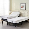 Aoibox Waterproof Split King Mattress Protector for Adjustable Beds Soft Bamboo Viscose Terry Surface Deep Pocket 2 Pack - 4 of 4