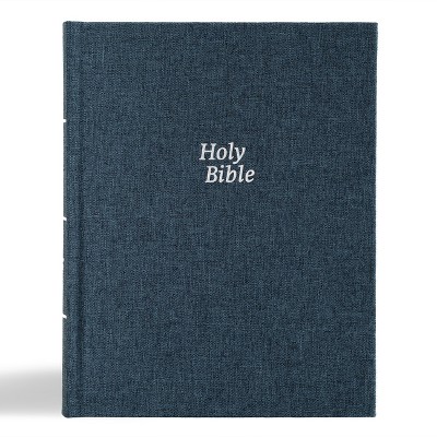 CSB Notetaking Bible, Revive Our Hearts Edition, Denim Cloth Over Board - by  Csb Bibles by Holman (Hardcover)