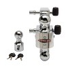 Uriah AlumaTow Adjustable Aluminum Tow Trailer Hitch Mount 6 Inch Drop with Locking Hitch Pins, Fits Standard 2-Inch Square Receiver (2 Pack) - image 3 of 4
