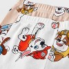 Toddler Boys' 4pc Snug Fit Cotton PAW Patrol Pajama Set - White - 4 of 4
