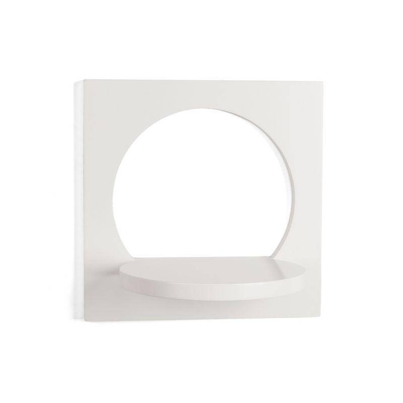 11.6" x 7.7" 2pc Round Silhouette Shelf Set White - Danya B., 4 of 7