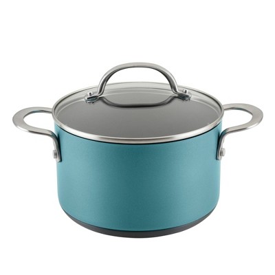 Anolon X Hybrid 2.5qt Nonstick Induction Saucier Pan With Lid