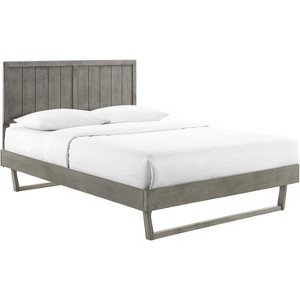 Modway Alana Full Wood Platform Bed With Angular Frame - 1 of 4