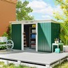 9' x 4' Metal Outdoor Storage Shed, Tool House with Double Lockable Doors for Backyard, Patio, Lawn, Garage - 2 of 4