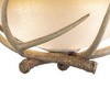 Vaxcel Lodge 3 - Light Flush Mount in  Noachian Stone - 3 of 4