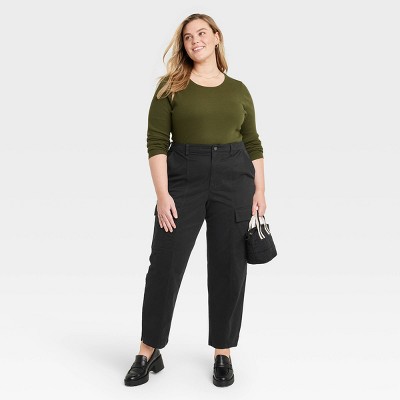 Women's High-Rise Loose Fit Utility Cargo Pants - Universal Thread
