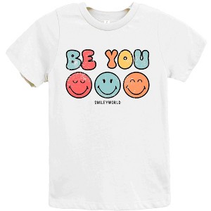 The Juniper Shop SmileyWorld Be You Groovy Youth Short Sleeve Tee - 1 of 4