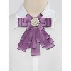 Elerevyo Women's Ribbon Brooch Bowknot Neck Bow Ties - 4 of 4