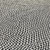 Colonial Mills Milton Houndstooth Tweed Braided Rug, Black 20" x 30", Oval Shape - 2 of 4