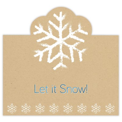 6ct Pop Up Snowflake Note Cards