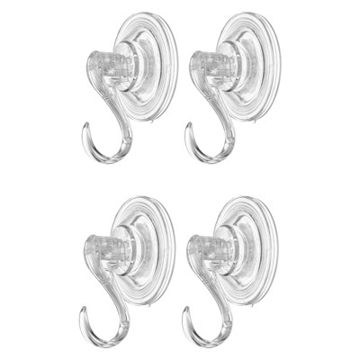 Unique Bargains Waterproof Reusable Vacuum Suction Cup Hooks and Hangers
