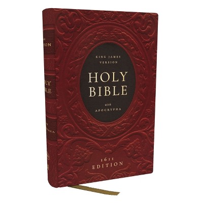 1611 KJV with Apocrypha, Hardcover - by  Thomas Nelson