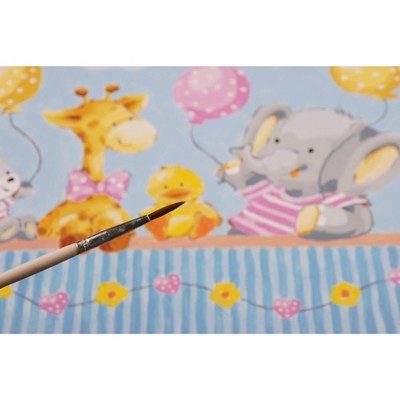 Vervaco Paint By Number Kit 16"X12"-Baby Shower