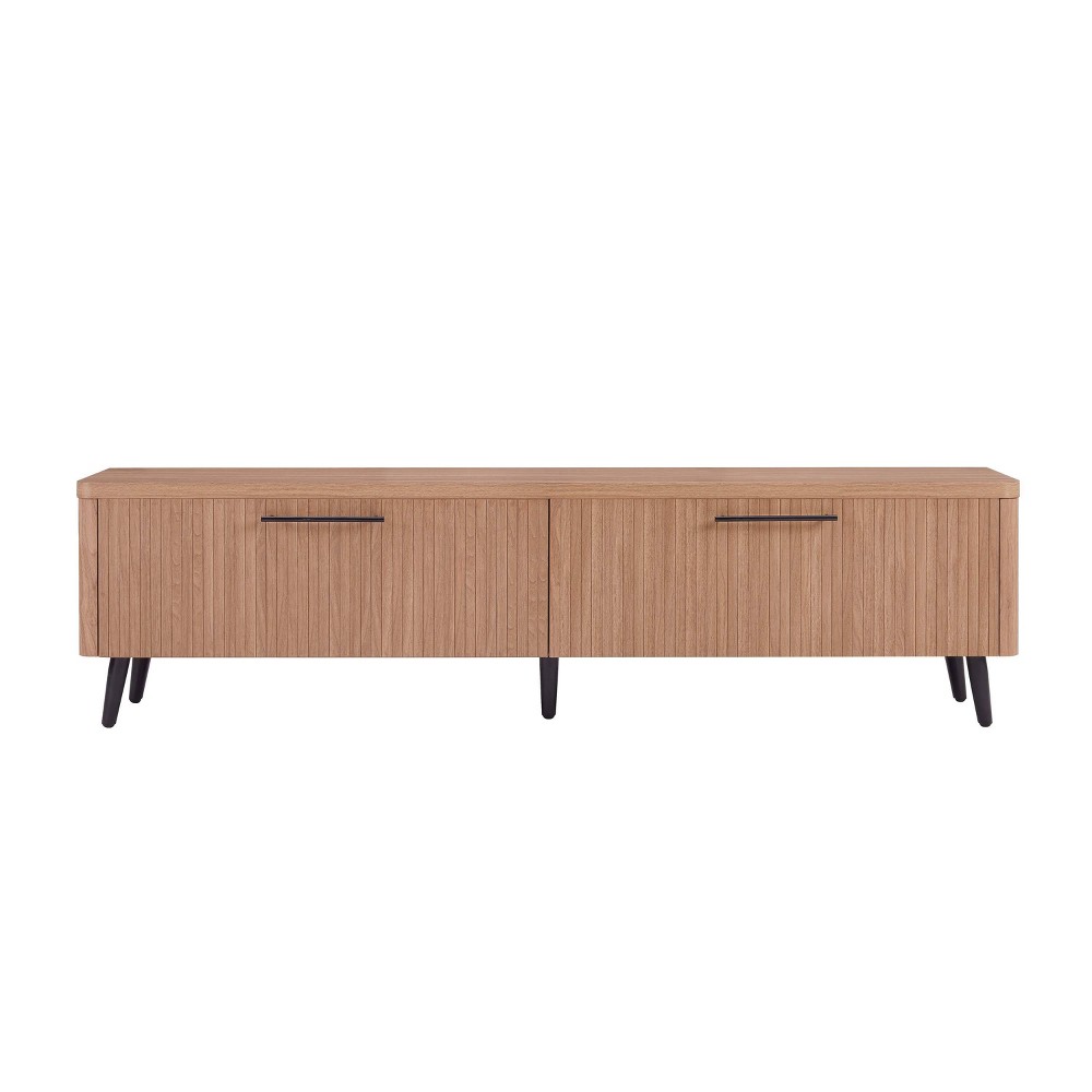 Photos - Display Cabinet / Bookcase Manhattan Comfort Jodie 68.9" TV Stand for TVs up to 60" with 2 Drawers Maple