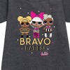 Girls' - LOL Surprise! - Bravo Babes Graphic Short Sleeve Fleece Dress - 2 of 3