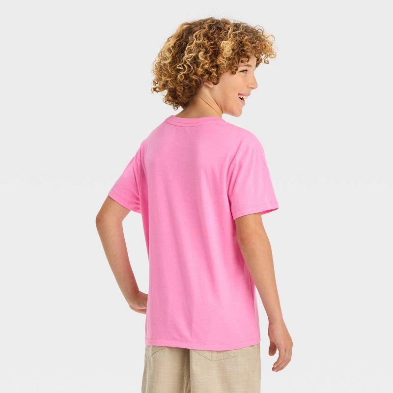 Boys' Short Sleeve 'West Coast' Graphic T-Shirt - Cat & Jack™ Pink, 4 of 5